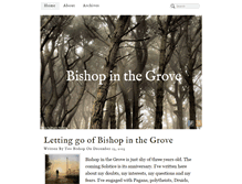 Tablet Screenshot of bishopinthegrove.com